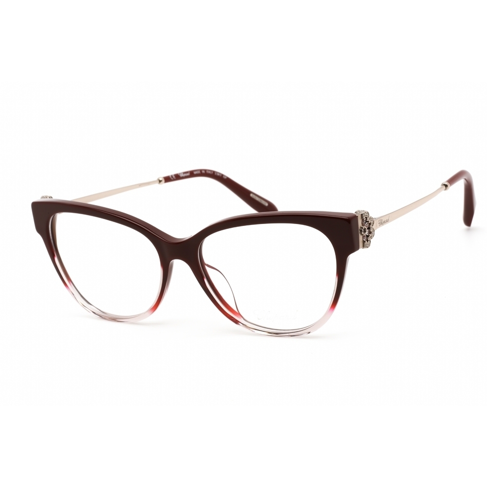 Nwt Chopard Vch325s-0aq8 Red Grad.Light Round 55mm Eyeglasses